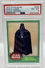 1977 Topps Star Wars #254 Darth Vader (Dave Prowse) PSA Graded NM-MT 8 picture