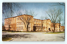 Textile Schools St Hyacinthe Quebec Canada Street View Vintage Postcard D5 picture