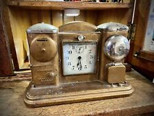 Rare Antique Darche Bank Safety Deposit  Alarm Clock Flash Light picture