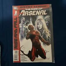 Justice League The Rise of Arsenal #1 DC Comics VF+NM SIGNED BY LEGEND GREG HORN picture