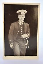 H.R.H The Prince Of Wales Midshipman Postcard Vintage Photograph Collectible Old picture