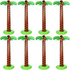8 Pcs Inflatable Palm Trees 66 In/ 5.5 ft Blow Up Coconut Trees Large Hawaiia... picture