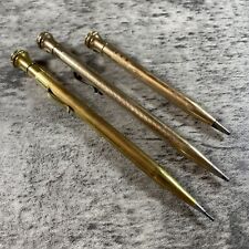 Lot of 3 Vintage Wahl-Eversharp Gold Filled Mechanical Pencils Nice picture