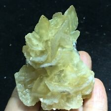 109g Natural Bicolor Fluorite Yellow Calcite Flower picture