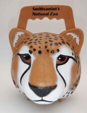 LEOPARD HEAD Plastic PURSE / POCKETBOOK or LUNCHBOX   SMITHSONIAN’s National Zoo picture