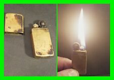 Early French Seigneur Brass Antique Trench Lighter ~ In Working Condition ~ HTF picture