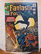 Fantastic Four #52 1966 Black Panther First App Marvel Silver. Wakanda Forever  picture