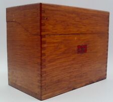 Vintage Weis Wood Recipe Box picture