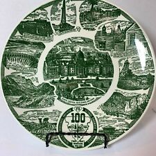 Montana Statehood 75th Anniversary Plate Territorial 100th Anniversary in1964 picture
