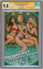 CGC SS 9.8 Signed w/ Original Art Sketch Danger Girl 1st Published Nathan Szerdy picture