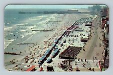 Atlantic City NJ, Aerial View, Million Dollar Pier, New Jersey Vintage Postcard picture