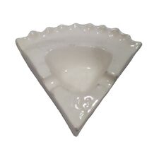 Vintage Mrs. Marshall's Pies Pie Slice Novelty Ashtray - White picture