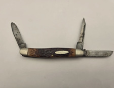 Vintage Kabar Stockman Pocket Knife 3 Blade #1100 USA Made picture