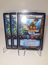 Elestrals Playsets of 3 Cards Each Krakatuga picture