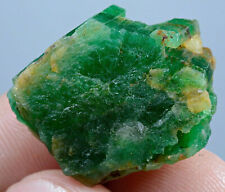 21 Carat Natural Double Terminated Translucent Emerald Crystal @Panjshir Afg picture