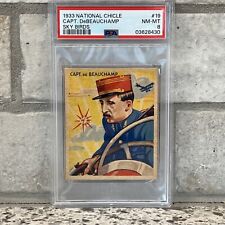 1933 National Chicle Sky Birds #19 Capt. DeBeauchamp PSA 8 NM-MT picture