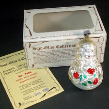 Inge 1982 Angel With Roses Christmas Ornament Mint in Box picture