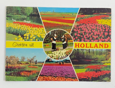 Groeten uit Holland Greetings from Netherlands Multiview Postcard Posted 1983 picture