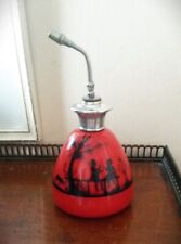 Very Rare Henry Williamson LD Sterling Silver Red Glass Perfume Atomiser  1923 picture