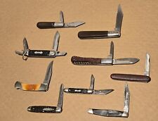 Vintage Pocket Knife Lot Mixed Buck Robeson Ideal Keen Kutter Stag No Reserve picture