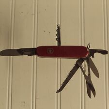 Vintage Victorinox Swiss Army Knife Victoria Officier Officer Suisse Rostfrei picture