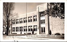 Real Photo Postcard High School in Schaller, Iowa~1450 picture