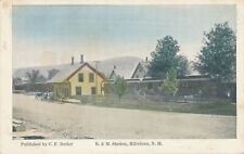 HILLSBORO NH - B. & M. Railroad Station Postcard picture