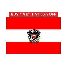 Large Austrian Flag National Day Sports Football World Cup Fan Supporter 5x3Ft picture