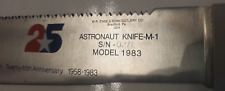 NASA 25th Anniversary Astronaut Knife SN 0271 Model 1983 WR Case Cutlery Co USA picture