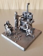 Vtg 1981 Franklin Mint Canning Time By Raymond Meyers Ltd Ed Pewter Scene. [B5] picture
