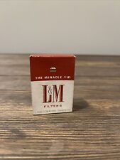 VINTAGE UNFIRED L & M Cigarette Lighter The Miracle Tip Continental Box picture