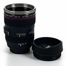 Camera Lens Travel Coffee Mug Stainless Steel Thermos Cup Photographer Friend picture