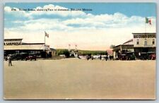 1916  Tijuana  Mexico  Street Scene  Fair  Postcard picture