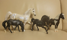 Lot of Breyer Horses, Used In Good Played Condition Black And White picture