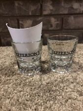 SET OF 2 Jefferson’s Very Small Batch Bourbon Whiskey 3 oz. Glasses EXCL COND picture