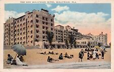 Hollywood FL Florida New Hotel  Beach Bathing Beauty 1920s Vintage Postcard L8 picture