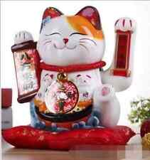 10 Inch Handicraft Waving Hand Lucky Cat Fortune Cat Gift Maneki Neko Welcoming picture