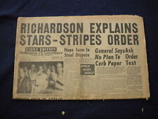 1946 JAN 11 THE HONOLULU ADVERTISER NEWSPAPER- RICHARDSON STARS-STRIPES- NP 6027 picture