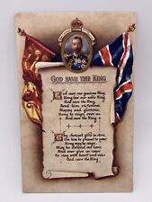 King George V God Save The King Postcard picture