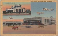 Postcard Rhode Island State Airport Hills Drive Providence RI  picture