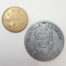 2 Vintage Disney Tokens Plastic Sons of Liberty Priscilla and Brass Aladdin picture