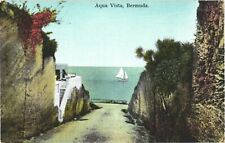 Sailboat Along The Picturesque Scenery, Aqua Vista, Bermuda Postcard picture