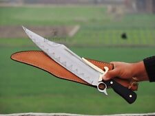 17 INCH ANTIQUE CUSTOM HANDMADE D2 TOOL STEEL HUNTING  KNIFE picture