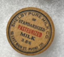 Shelby Pure Milk Co milk bottle cap,60East Main St Richland County Ohio Phone225 picture