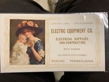 Ca1910 promo Card READING PA. Electric Equipment Co Clifford Lyons Otto Doerrman picture