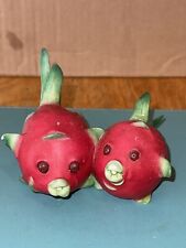 Enesco Home Grown Figurine Radish Fish Vintage REPAIRED picture