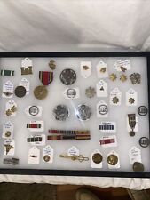ANTIQUE VINTAGE MILITARY MEDAL LOT  WW1 ,WW2, Korea, Vietnam Incredible History picture