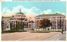 Vintage Postcard 1920's Earl Hall & School Of Engineering Columbia University NY picture