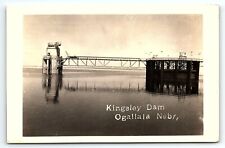 1940s OGALLALA NEBRASKA KINGSLEY DAM REAL PHOTO RPPC POSTCARD P3582 picture