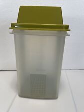 Vintage Tupperware Pickle Keeper Avocado Green  & Clear #1330 picture